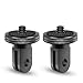 VKESEN Adattatore in alluminio da 1/4"-20 pollici Adattatore per treppiede Accessorio per fotocamera Sony, Insta360 one x2, SJCAM, SJ4000, Xiaomi, Xiaoyi e altre Action Camera (2 pezzi)