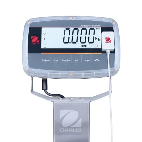 Báscula Ohaus Defender 6000 Washdown 10lb x 0.002lb miniatura 1