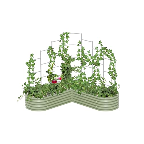 Vego Garden Modular Wall Trellis System, 7' Long for 7'