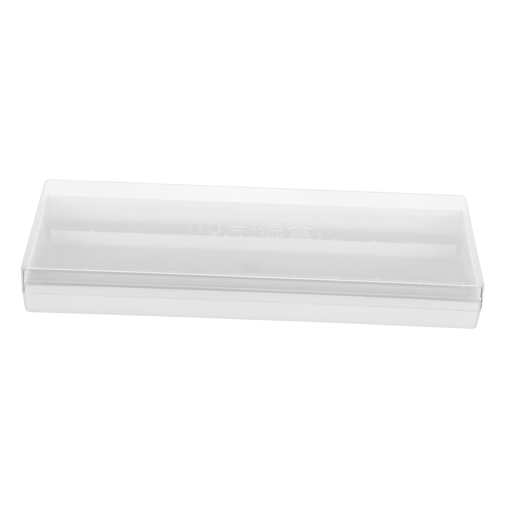 PRETYZOOM Lot De 5 Lames De Microscope Rectangulaires en Verre Transparent Support D'Expédition pour Mini Lames De Microscope De Laboratoire Transparent - Laboratoire