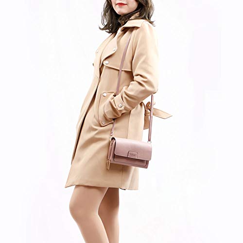 ZSGG Bolsa de Ombro Bolsa Crossbody para Mulheres Senhoras Bolsa de Couro Pu Bolsa Mensageiro Bolsa