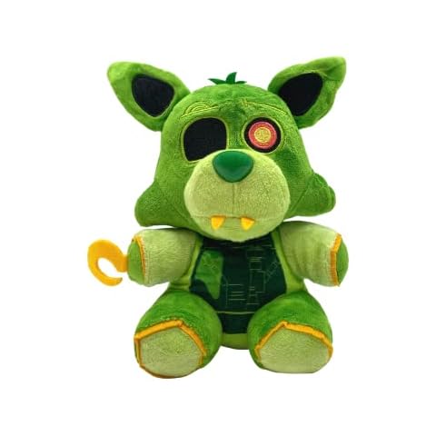 MAGIC SELECT Radioactive Foxy Plush (18cm) Five Nights At Freddy'S FNAF, Stuffed Animal Dolls Five Nights at Freddy's, Animal Toys, Birthday Gift for Boys and Girls Cover