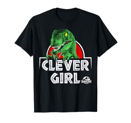 Jurassic Park Clever Girl Bright Green Raptor T-Shirt