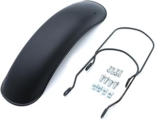 guarda-lamas,Guarda-lamas de motocicleta retrô Roda dianteira de ferro Abas de lama protetores de respingos protetores de pára-lamas dianteiros substituição para roda de 15-17 polegadas