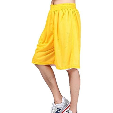 Hoerev Men's Reversible Sport Basketball Shorts Cover