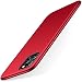 TORRAS Slim Fit iPhone 11 Pro Case, Ultra-Thin Anti-Fingerprints Full Protection Hard PC Cover with Matte Finish Grip for iPhone 11procase, Red