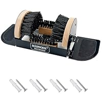 Hadwoer Boot Brush Scraper Outdoor – Heavy Duty Boot Scrubber & Shoe Cleaner Brush for Mud, Dirt & Snow – Durable Outdoor Boot Cleaner