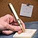 Lucky Shot 50 CALIBER TWIST INK PEN | Once Fired Bullet Round | Refillable (BRASS) from