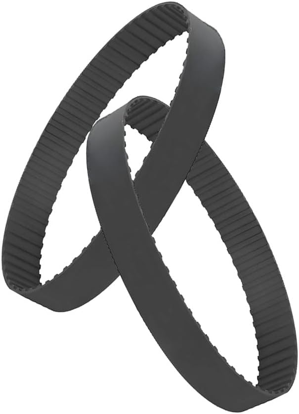 5-Pack MXL Timing Belt, 9mm Width 777.6MXL, Rubber Synchronous Drive Belt for 3D Printers, Robotics, Medical Equipment & CNC Machinery
