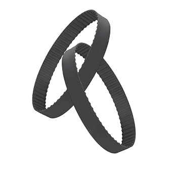 5-Pack MXL Timing Belt, 18mm Width B132MXL, Rubber Synchronous Drive Belt for 3D Printers, Robotics, Medical Equipment & CNC Machinery