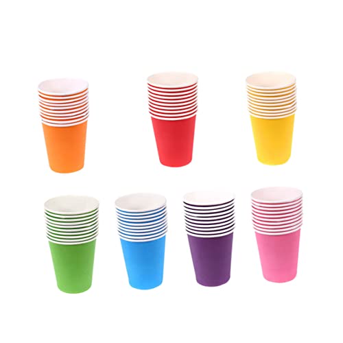 COHEALI 70 Peças De Copos Descartáveis ​​Para Enxaguatório Bucal Copos De Papel Descartáveis ​​Copos