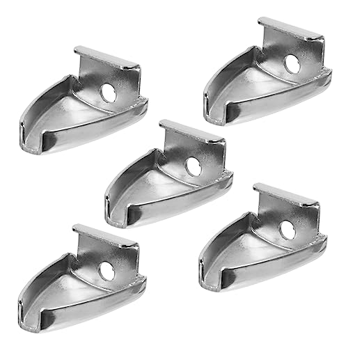 Toddmomy Triangle Claw Hooks for Drums 5 Pack Steel Drum Set Tension Hook Drum Claw Hook for Snare Bass Drum Accessories