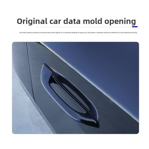 Poignée de porte voiture compatible Model Y 3 pièces de rechange accessoires auto