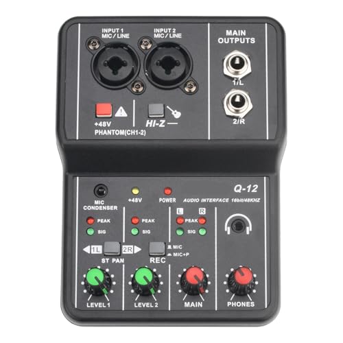 Son externe d'ordinateur net avec table de mixage et interface audio portable