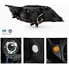 AKKON - Fits 2014 2015 2016 2017 2018 2019 2020 Chevy Impala [Halogen Style] Projector Black Headlight Driver Left Side Headlamp