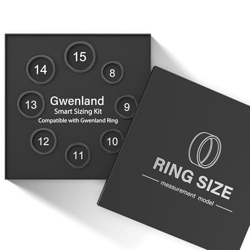 Ring Größenprobier Set Smart Ring, Ringgröße zuerst vor dem Kauf, Ring Probierset für Frauen und Männer, 8 Größen zur Auswahl, Größen 6 bis 13, Finden Sie die perfekte Ringgröße