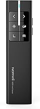 NORWII N99 Pointeur Lumière Souris, Présentateur sans Fil Rechargeable Presentation Clicker Presenter Pointeur Powerpoint Clicker, Soutien Hyperlien/Volume/Pause/Mac