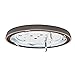 Casablanca 99068 CFL Low Profile Fitter, Brushed Cocoa