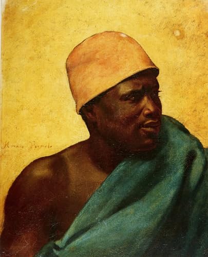 SERENDIPITP lienzo pintura mural vintage de Horace Vernet africano, 60x90cm