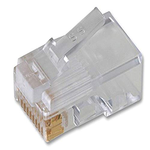 Module RJ50 Keystone Jack transparent avec 10 connecteurs réseau Ethernet robustes - 6