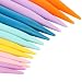 Coopay Juego de agujas de tejer cortas de 25 cm, kit de...