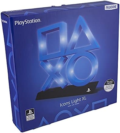 Paladone Playstation 5 Icons Light PS5 XL - Officially Licensed Merchandise, Blue, PP7917PS