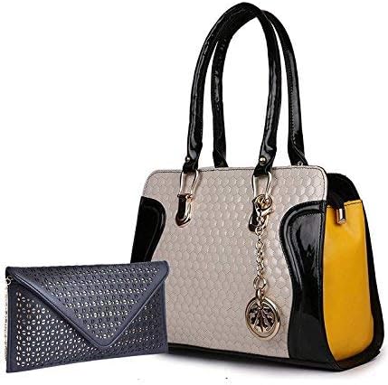 CLASSIC FASHION Women's Handbag (Set of 2) (CFSN44_Multicolored)