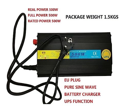 Onduleur UPS 500W alimentation secours pure sinus 24V vers 220V - 3