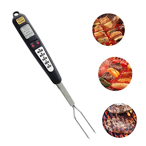 Adesign Instant Read Meat Thermometer Digital Cooking Food Thermometer with Super Long Probe for Grill Candy Kitchen BBQ Smoker Oven Oil Milk Yogurt Temperature - Image 2
