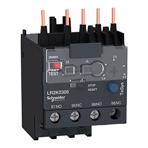 Relais de protection thermique réglable 1,8 à 2,6A pour tableau électrique