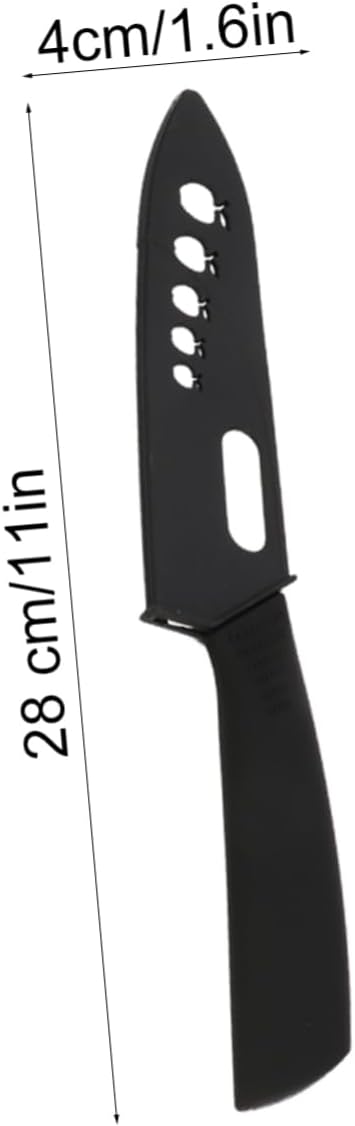 Luxshiny 1set Non- Handle Ceramic Knives with Fruit Peeler Safe Healthy Kitchen Cutlery Ergonomic Grip Ceramic Blades for Home Cooking