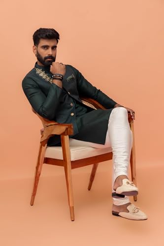 Men's Jacket - Traditional Indian Ethnic Wear for Men - Ideal for Weddings, Festivals & Celebrations3