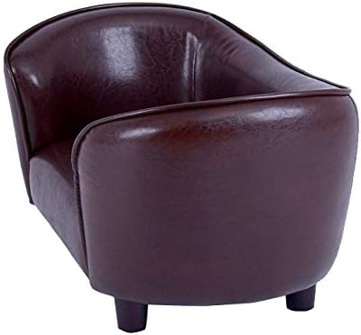 review FixtureDisplays Small Pet Sofa Synthetic Leather 18