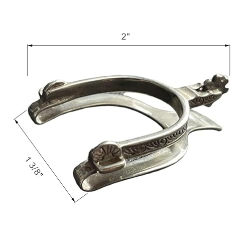 Money Clip with Western Spur Design, Personalized Engraving,Large Feature Money Clips, Horse Rider Gift2