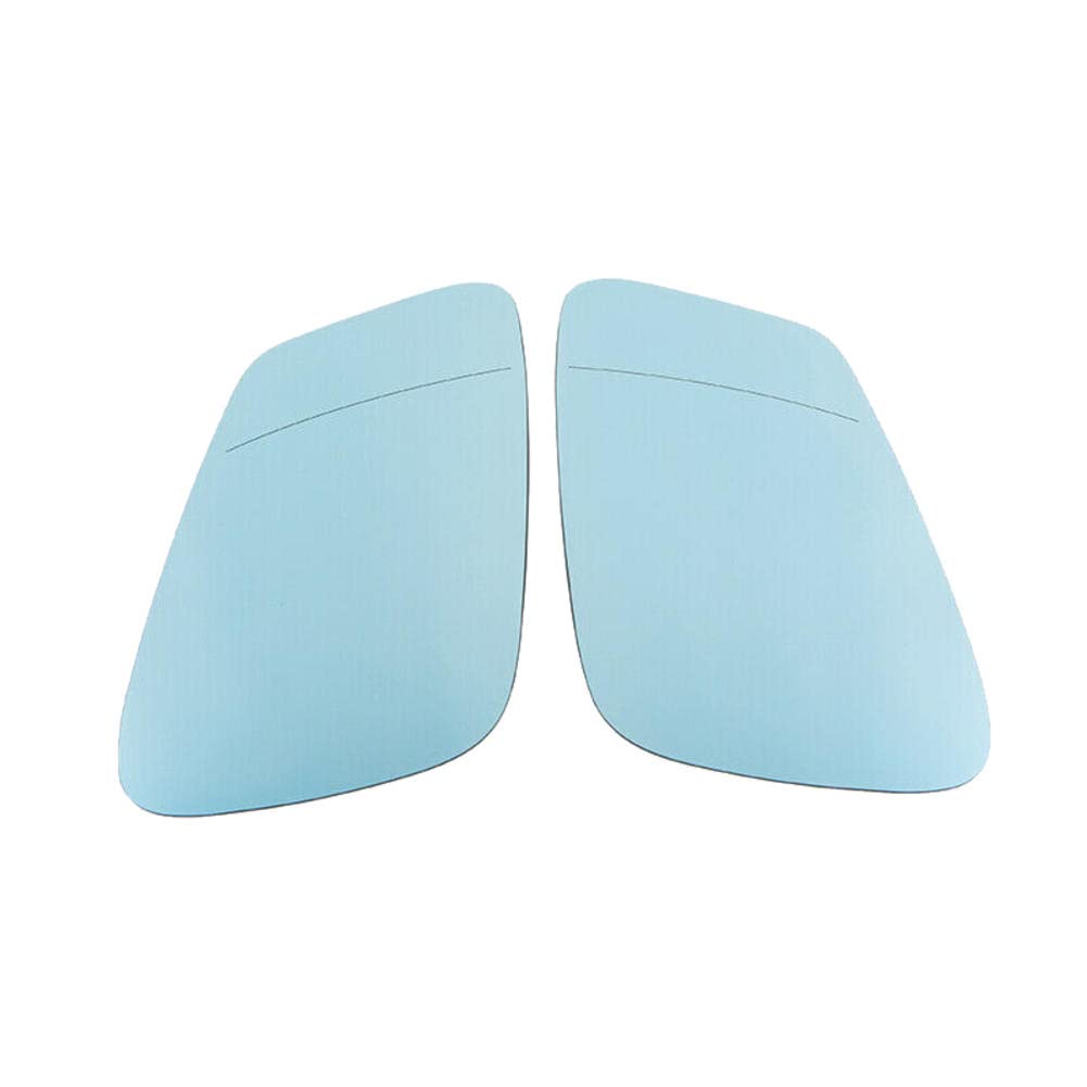 Rear View Mirror Glass Heated Blue for BMW 5 6 7 Series F07 F10 