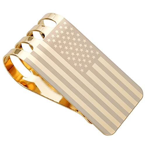 Image of Money Clip Spring Steel Cash Clips Large Capacity Minimalist Front Pocket Wallet