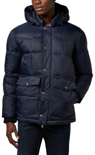Wrangler Parka Jacket Veste Homme en coton et doublure chaude