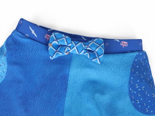 Image of Jurebecia Toddler Girls Princess Swimsuit Princess Bathing Suit Bikini Swimwear Kids Ruffle Tankini Summer Beach Pool Party Size 4t Blue