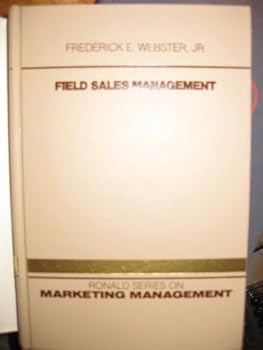 Hardcover Field sales management (Ronald series on marketing management) Book