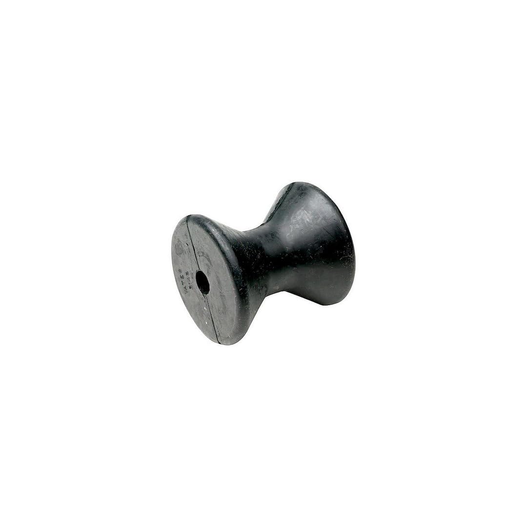 attwood 11205-1 Trailer Boat Rubber Bow 3x3 Roller, Black