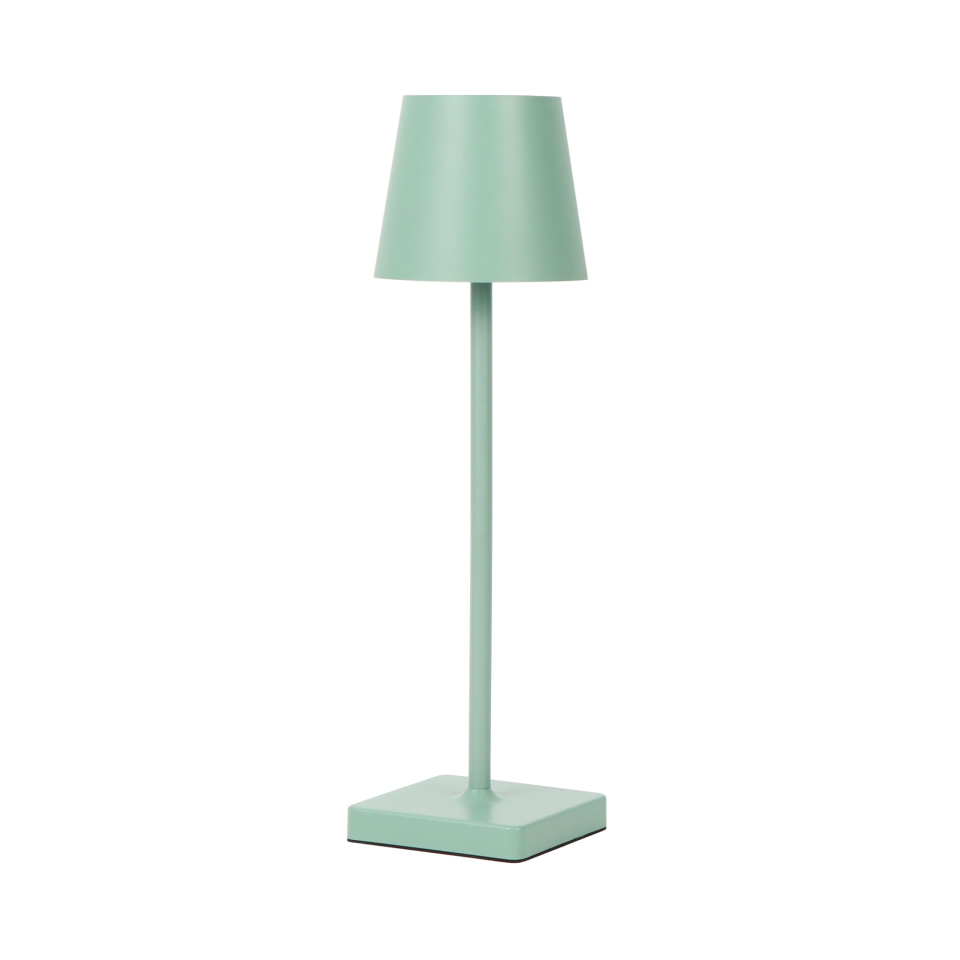 Leisurewize Lucia Green Table Lamp, Rechargeable LED Bedside Lamp with Touch Control, Portable USB Table Light, Adjustable Height, IP44 Indoor & Outdoor Use