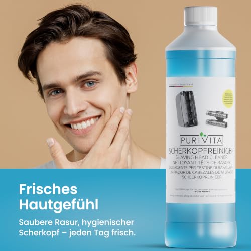 PURIVITA® Scherkopfreiniger Nachfüllflüssigkeit für Rasierer 2000 ml – Ansicht 6