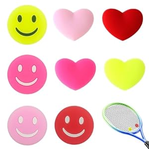 LILELIG 8 Stück Herz Smiley Vibrationsdämpfer