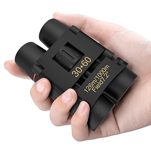 Asgens 30x60 Mini Binoculars, FMC Multi Blue Coated for Adults and Kids, Compact
