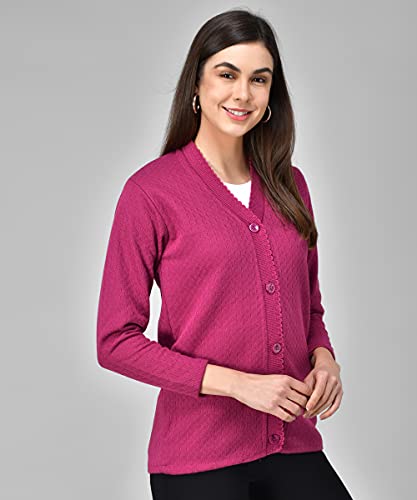 Image of eKools Women's Winterwear Woolen Sweater Cardigans