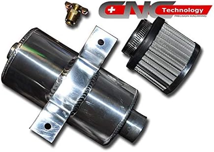 AN10 Oil Catch Can w/Breather For BMW Subaru Nissan Toyota Ford Dodge Mazda etc.Silver