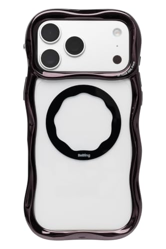 iFace BeBling Wave MagSynq iPhone 17 Pro Max �Ή� MagSafe�Ή� �N���A (�u���b�N)