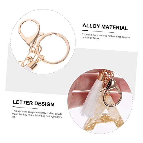 KESYOO Chaveiro De Carta Chaveiro De Carro Para Mulheres Chaveiro De Alfabeto De Letras Bolsa Inicia