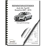  Audi A4 Typ 8K 2007-2015 Heizung Belüftung Klimaanlage Reparaturanleitung