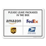 SmartSign 4-Pack 'Please Leave...